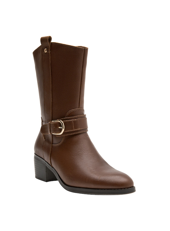 Bota Cuero Mujer