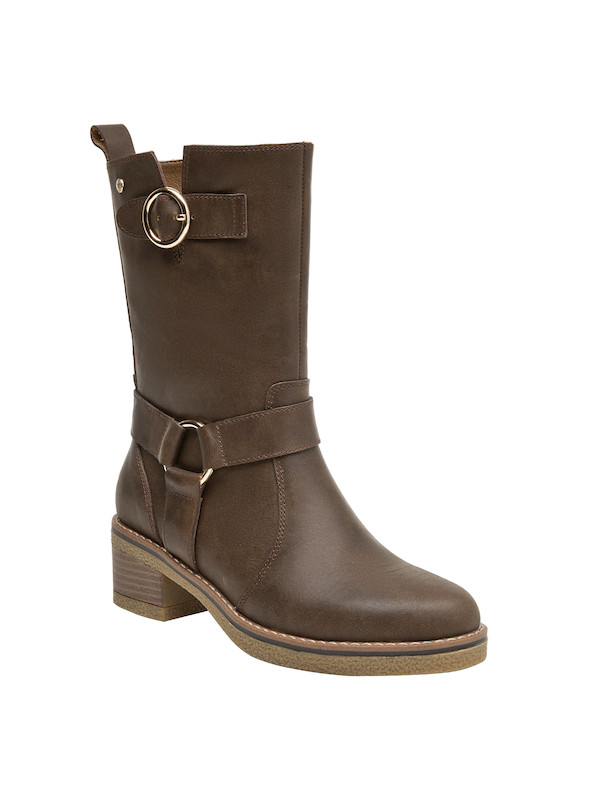 Bota Cuero Mujer